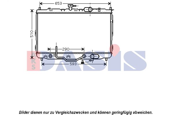 AKS DASIS Radiators, Motora dzesēšanas sistēma 510085N